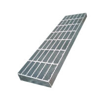 Welded Plain Type Serrated Hot DIP Galvanizing Steel Bar Grating for Stair Tread